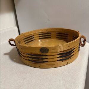 Peterboro Basket Leather‎ Handles 13” Plastic Insert